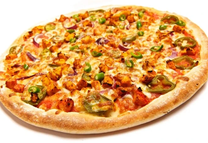 Delicious Paneer Tikka Pizza at Star 6 Pizza in Richmond, BC